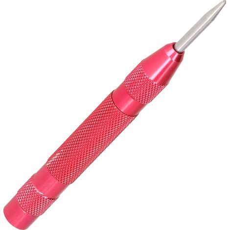 Poinçon automatique pour acier trempé avec positionneur de tête pointue amovible et force réglable. (1/5)