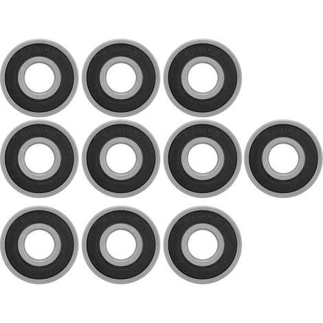 10 pièces 6201-RS roulement à billes à gorge profonde en acier 12mm (1/5)