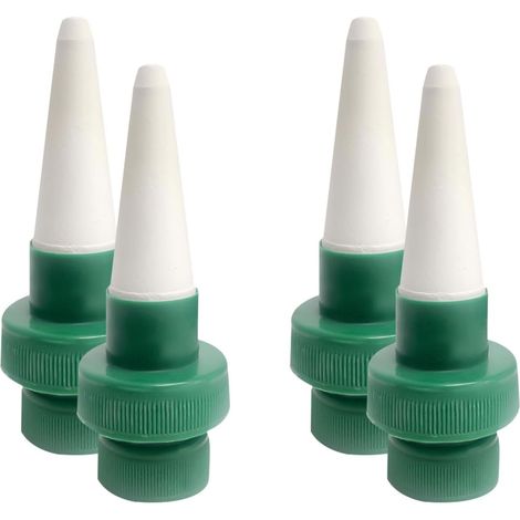 SHINING HOUSEBuse D'irrigation Automatique Par Aspersion D'irrigation Goutte à En Céramique 4PCS, Le D'irrigation Automatique De Bouteilles D'eau Plante Intérieure Et Extérieure Lé Irrigation Goutte à (1/5)