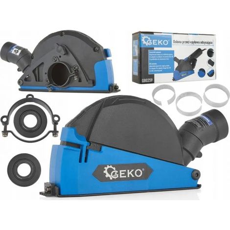 Copertura polvere geko g80259 profondità regolabile 115 125mm (1/3)