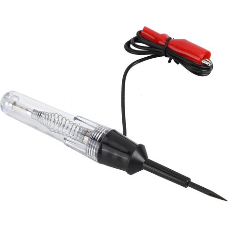 Testeur de tension électrique automobile 6-12V, stylo testeur avec lampe pour circuit, sonde de détection (1/3)