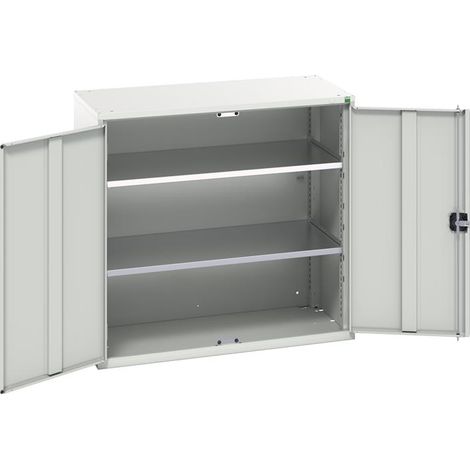 Bott 16926259.16 Verso 2 Shelf Cupboard 1050mm Light Grey BOT169262596