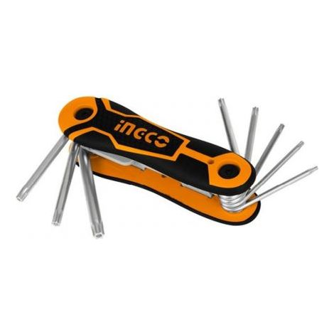 SET 8 CHIAVI TORX POCKET TASCABILI INGCO HHK14083