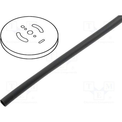 Schrumpfschlauch 4,8mm SCHWARZ (75m)