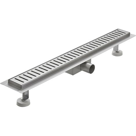 Duschrinne ebenerdig befliesbar aus Inox Edelstahl mod. Stripe 80 cm