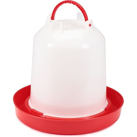 mangeoire automatique volaille plastique abreuvoir inversé poule abreuvoir distributeur d'eau mangeoire à oiseaux - Abreuvoir pour volaille - 6 litres (1/4)