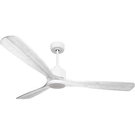 Ventilatore da soffitto Reversibile Termostato Dimmabile Wifi Motore CC Tetti inclinati Telecomando Luce a tre toni Hypersilence Memoria Shopify Vendible (AUTOMATICO) PURLINE MadeiraD166C03LED64963