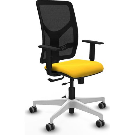Silla de oficina piqueras y crespo Motilla cuero sintético negro (1/2)