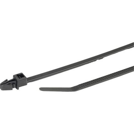 HellermannTyton 126-00330 T30RSF-PA66-NA (500) Fascetta per cavi 158 mm 3.60 mm Naturale 500 pz.