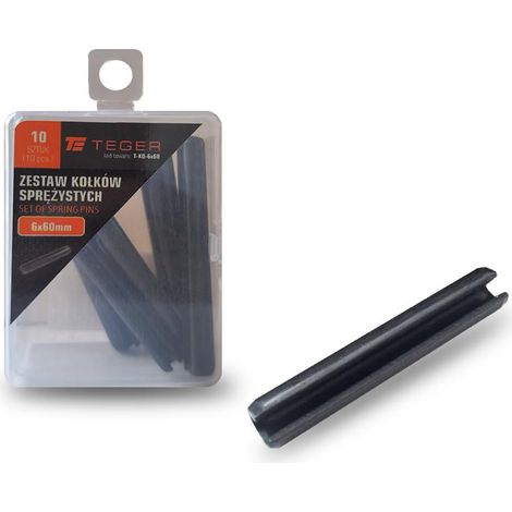 Perno elastico Teger 6x60, 10 pezzi (1/3)