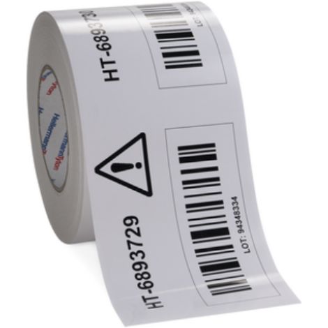 Hellermann tyton 1m cinta de etiquetas blanco brillante - 596-12171/1mt