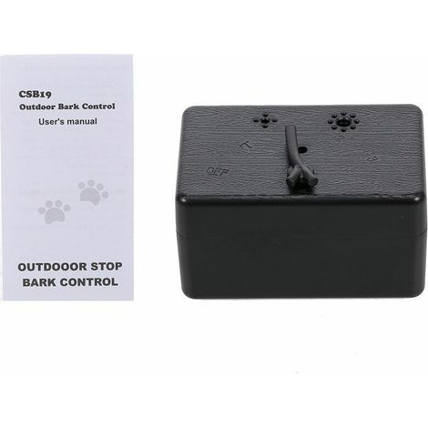 Contrôle d'aboiement extérieur sûr pour chien de compagnie 50ft son anti-aboiement à ultrasons dispositif étanche 4 niveaux contrôle de formation de chien (1/5)