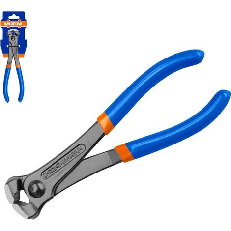 Tenaza de corte frontal Wadfow 180 mm con mango de plástico (1/3)