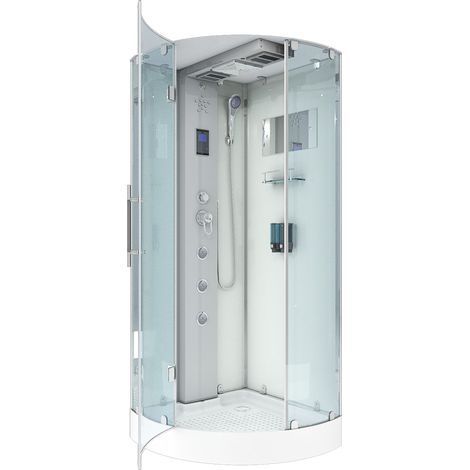 AcquaVapore D37-20L2 Dusche Dampfdusche Duschtempel Duschkabine 100x100 OHNE 2K Scheiben Versiegelung (1/5)