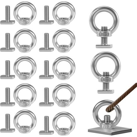 12 Pièces Écrous à Anneau (1/5)