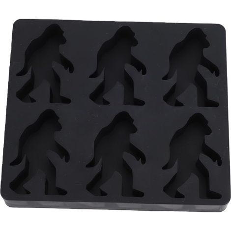 Bac à glaçons en silicone, moule à glaçons à 6 cavités, moule flexible facile à démouler pour whisky, cocktails et café glacé, formes créatives pour la maison, le bar, les boissons (1/5)