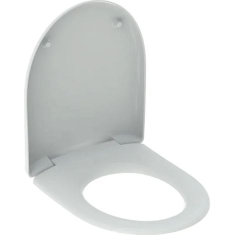 Abattant WC Renova avec couvercle – Fixation rapide – Matériau en thermoplastique – Compatible avec toilettes Geberit