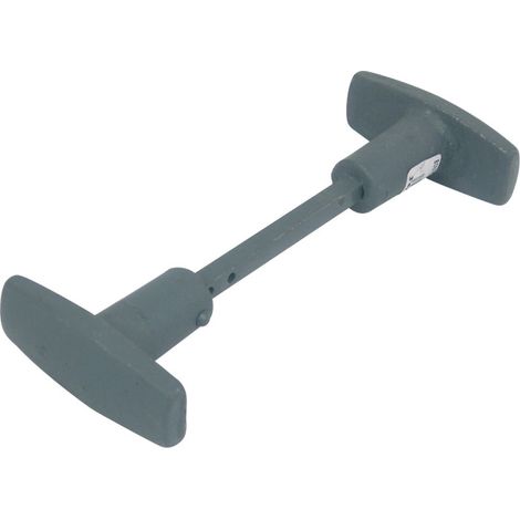 PULSADOR DOBLE EVID EN HIERRO FUNDIDO ACABADO GRIS - JARDINIER MASSARD - J502161