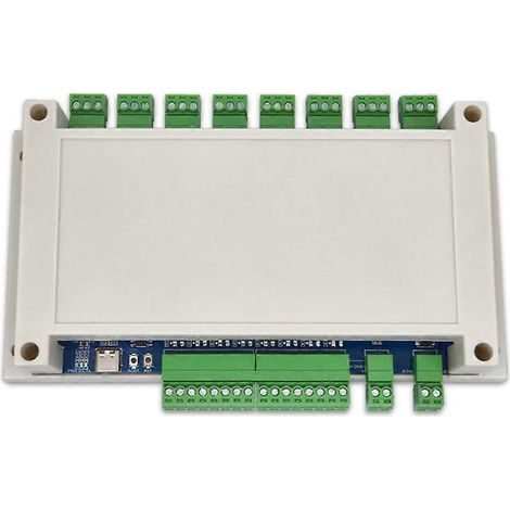 ESP32 RS485 Modbus 8-Kanal-Relaismodul mit Gehäuse, kompatibel mit 9-24 V, USB-C, Wi-Fi und Bluetooth. (1/5)