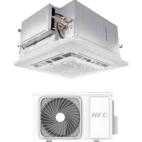 Climatiseur Cassette Monosplit Hec By Haier 620 Freematch 12000 Btu HB12MBAHRA+1H12MEAFRA Wi-fi Inverter R-32 Classe A++