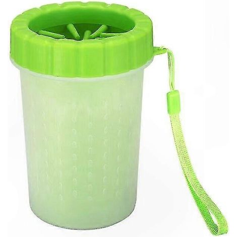 Nettoyeur de pattes pour chien avec brosse, tasse portative pour l'hygiène canine en déplacement (1/5)