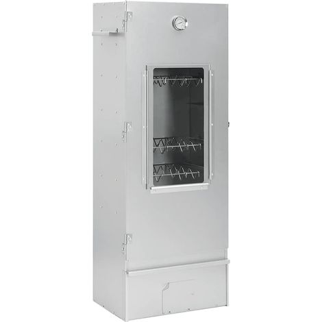 Fumoir pour four à barbecue avec copeaux de bois 44,5x29x110 cm (1/5)