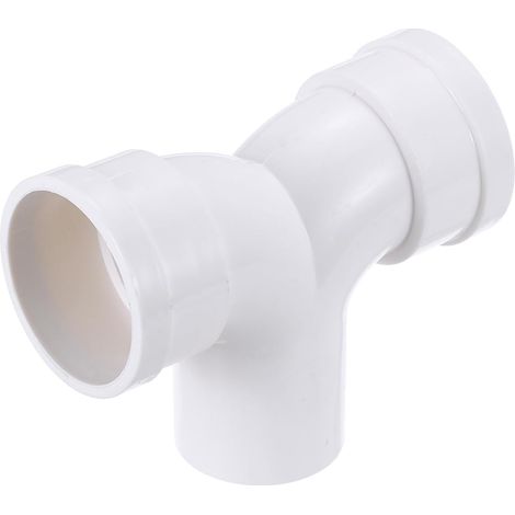 (2x Rohrverteiler für 3 Wege, Rohradapter aus PVC in Y-Form, Rohrkabel zur Belüftung, (1/5)