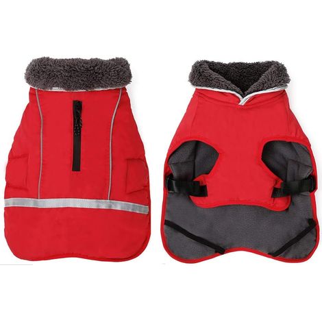 Cappotto riscaldato per cani Paracity, ideale per attività invernali, impermeabile e con aperture per il guinzaglio. (1/5)