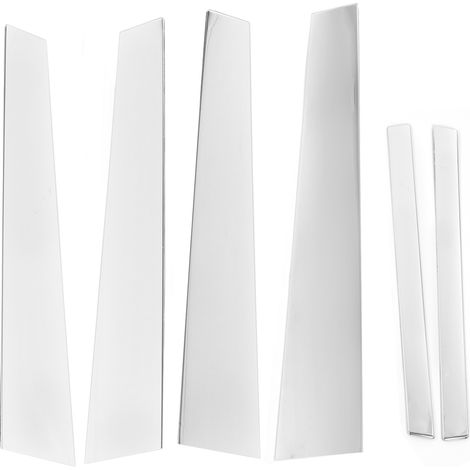 6 pièces garniture pilier B en alliage d'aluminium pour fenêtre auto, compatibles BMW Série 7 F01 F02 2008-2014 (1/5)
