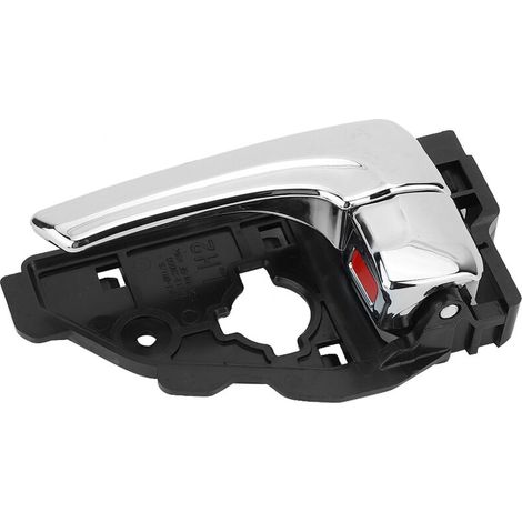 Manija interior de puerta izquierda, estilo automotriz, color brillante, para Hyundai Tucson ix35 10-14-Crezuo (1/5)