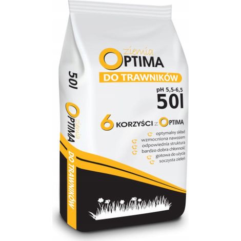 Terriccio per prato Biovita Optima arricchito con fertilizzante 50l