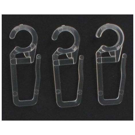 Essentiel graffette di plastica trasparente - Essentiel