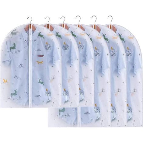 Housses transparentes pour vêtements, housses de costume, housses anti-poussière pour vêtements