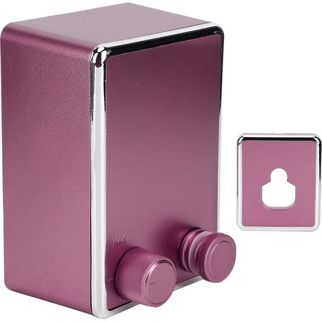 Étendoir à linge mural rétractable en acier inoxydable, durable, pour balcons et salles de bains intérieurs, étendoir dissimulé, rose fleur de cerisier. (1/5)