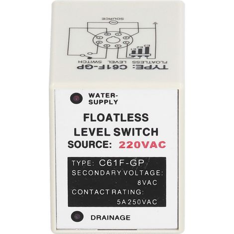 BERM – relais de niveau sans flotteur, contrôleur de commutateur de liquide, équipement électrique C61FGP AC 220V (1/5)