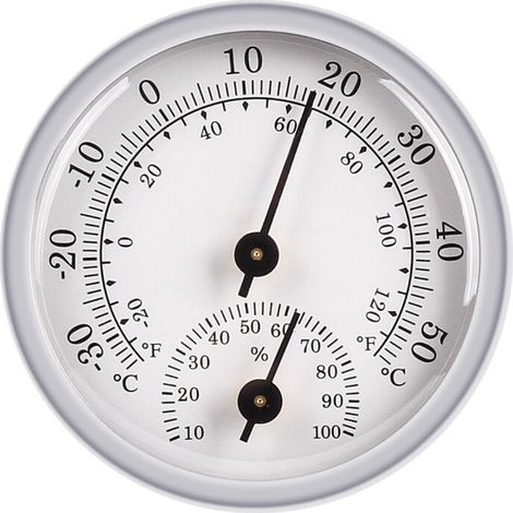 EASYCOMFORT Dripex Thermomètre et hygromètre domestique de 58 mm de haut, mini thermomètre sec et humide d'intérieur, armoire à vin à cigares, thermomètre et hygromètre polyvalents (1/5)