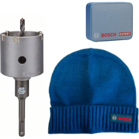 Bosch Hohlbohrkronen SDS plus-9 Set, 3-teilig, 68 x 54 mm & JBL GO2 Lautsprecher, Beanie (1/4)