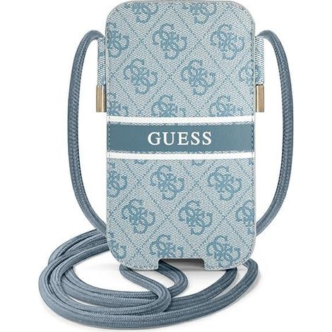 Borsa Guess GUPHL4GDBL 6.7 blu/custodia rigida blu 4G Stripe (1/2)