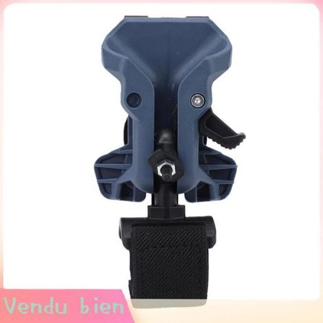 Clip de Ceinture Porte-outil, Autobloquant, Matériau PP, Bleu Gris, Portable, pour Perceuses électriques, Tournevis, Clés (1/4)