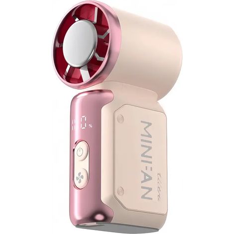 Mini ventilateur portable de poche, ventilateur personnel turbo avec affichage LED intelligent, batterie rechargeable 3600 mAh A11