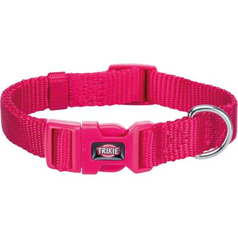 Premium collier S: 25-40 cm/15 mm, fushia (1/5)