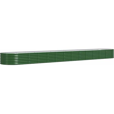 Maison Exclusive - Jardinera arriate acero galvanizado verde 512x (1/5)