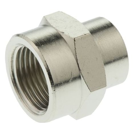 Adaptateur droit fileté Legris LF3000 vers G 3/8 Femelle G 1/4 Femelle ( Prix pour Paquet de 5 )