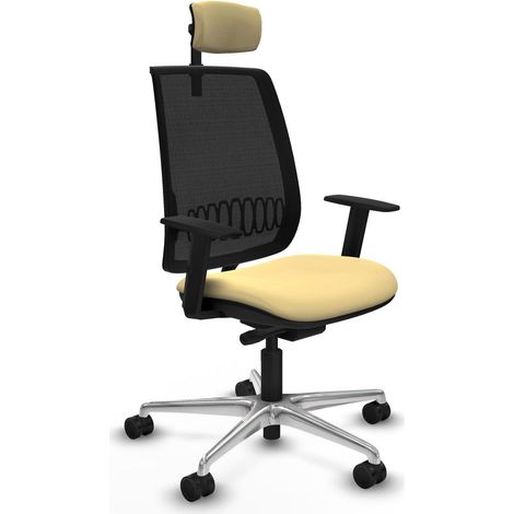 Sedia da ufficio piqueras y crespo economica nero schiuma 50 mm (1/2)