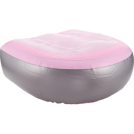 Siège de Bain Gonflable pour Spa avec Ventouses Antidérapantes, Coussin Lesté à Remplir D’Eau, Siège Rehausseur Portable en PVC avec Maille Respirante, pour Spa, Bain et (1/5)