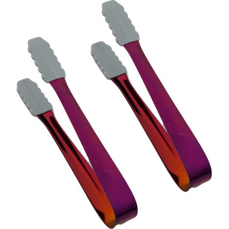 Pincettes À Glace - Acier Inoxydable - Dents Sciées - Pour Seau À Glace Bar À Café Service Alimentaire - 2 Pièces (1/5)