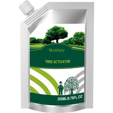 MOONSPRY Tree Nutrient Solution: Apply to the roots after transplanting the plant to strengthen the lateral roots and balance the tree's nutrient supply. (1/5)
