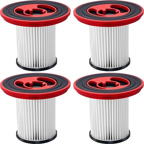 Lot de 4 filtres 12040193 pour aspirateur sans fil Bosch Unlimited Serie 7 BKS711XXL BBS711W BBS712A BCS711GB BKS711MALL, filtre HEPA lavable (1/5)