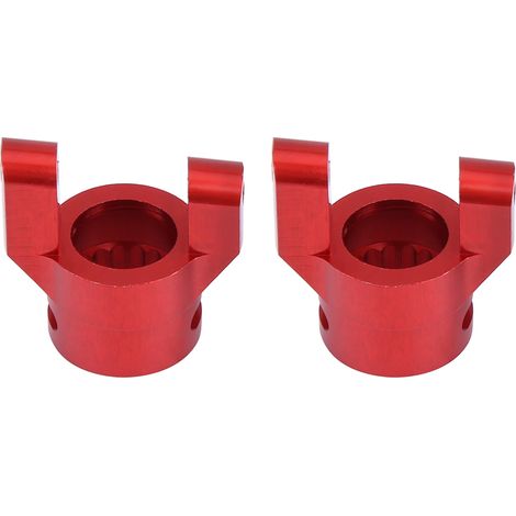 Ensemble de bras de fusée de porte-moyeu en alliage d'aluminium pour AXIAL AX90056 Jeep Wrangler (rouge) (1/5)