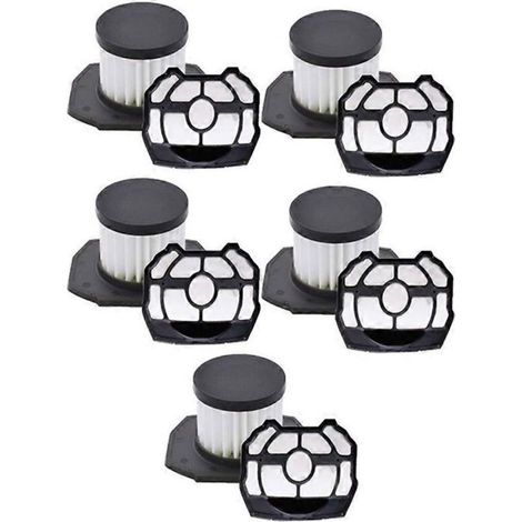 Lot de 5 filtres avec 2 préfiltres de rechange pour aspirateur balai Ryobi P718 313282002 18 volts (1/5)